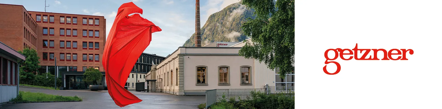 Blick auf den Eingangsbereich der Getzner Textil AG