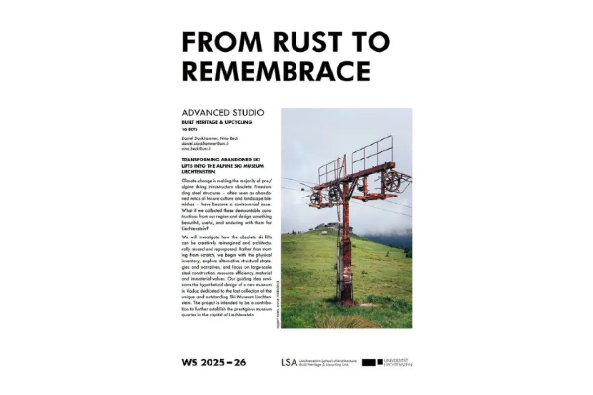 Cover der Exkursion mit dem Titel "From Rust to Remembrace"