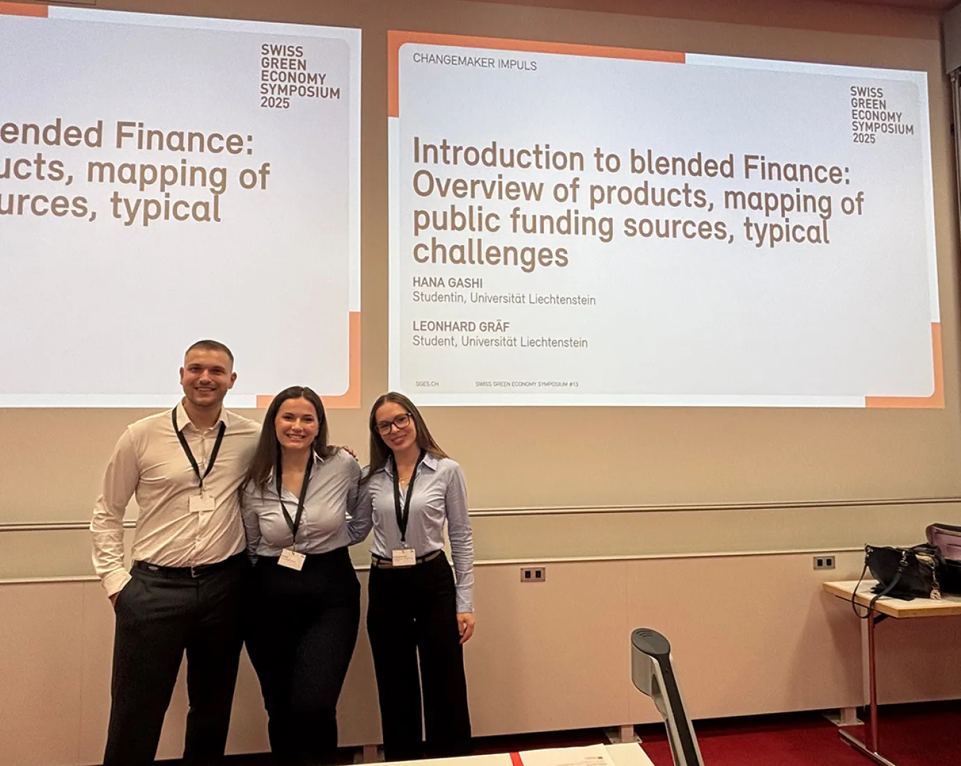 Leonhard Gräf, Hana Gashi and Katharina Bachinger (v. l.)