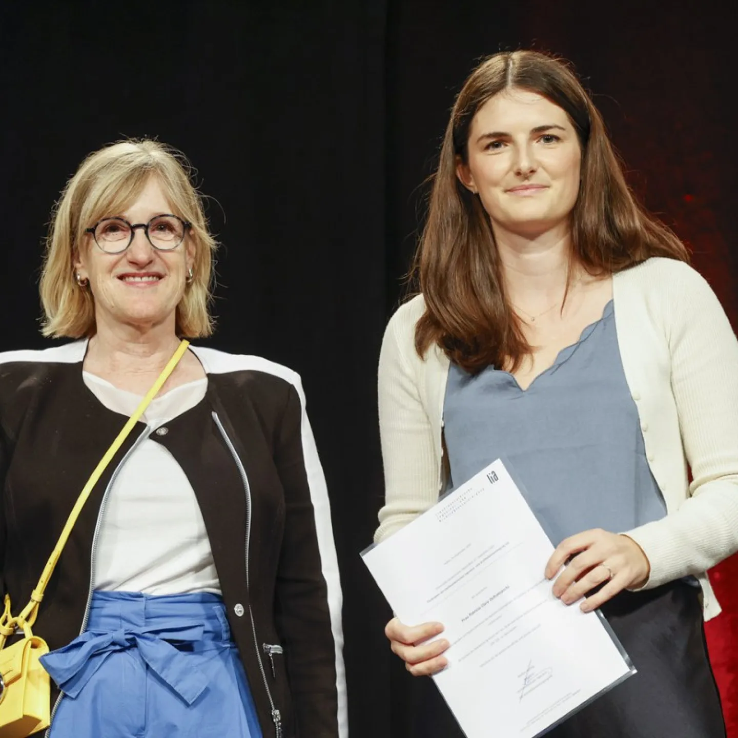 Auf dem Bild sind Barbara Dillenkofer-Keppler und Clara Defranceschi.