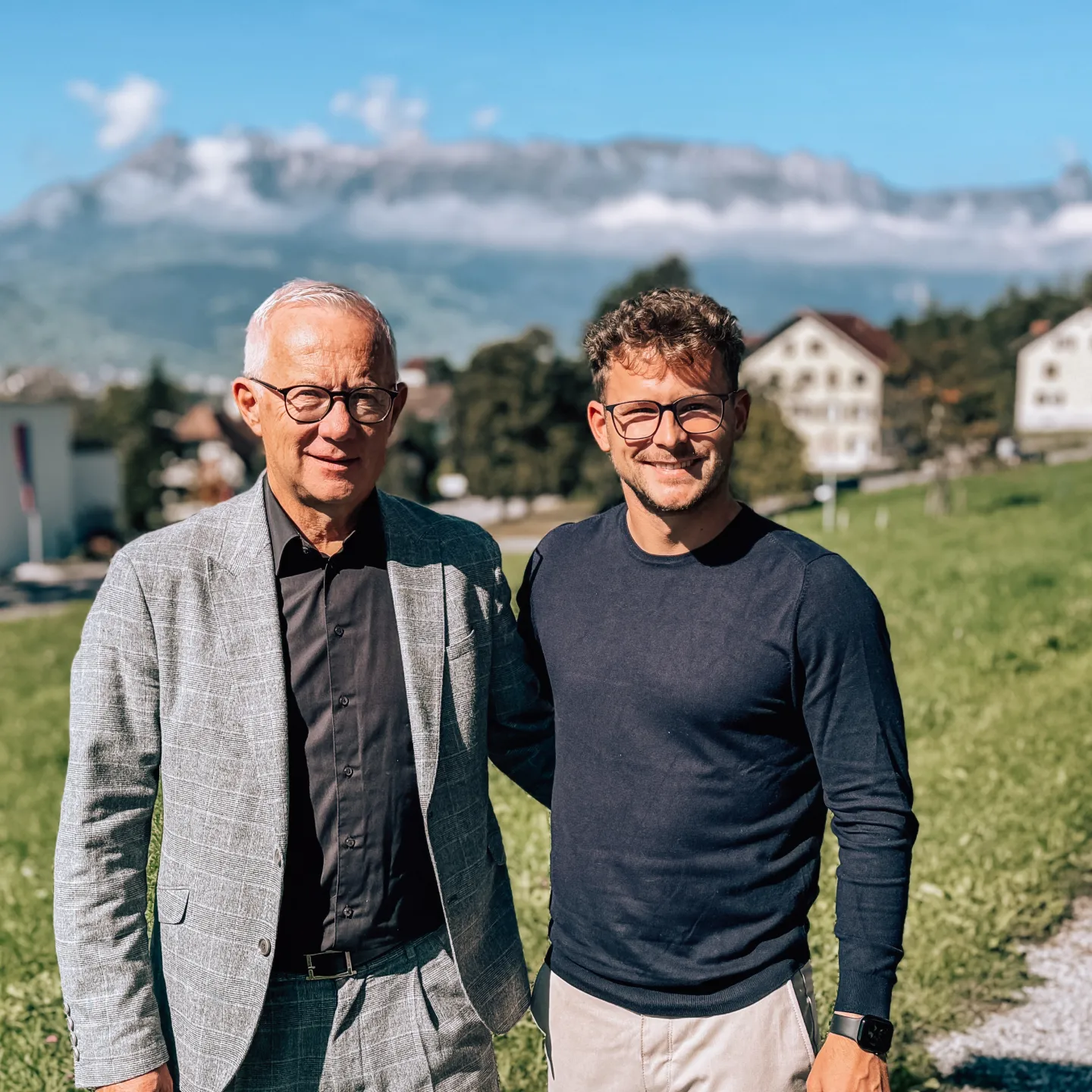 Prof. Dr. Leo Brecht und Dr. Daniel Knapp