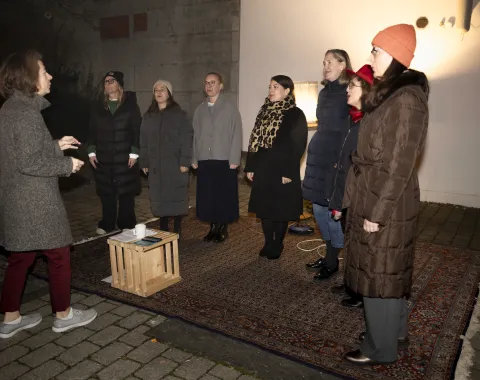 Musikalische Begleitung durch den Unichor