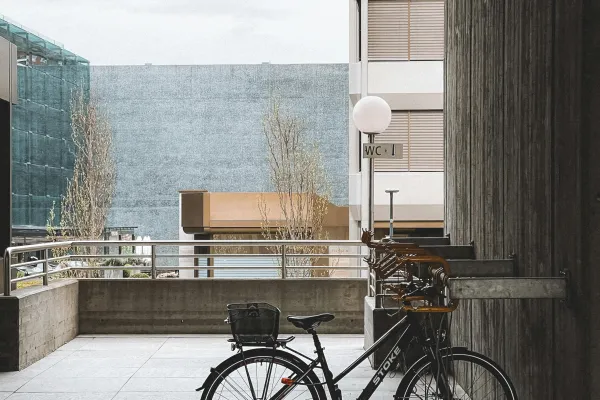 Fahhrad im Städtle von Vaduz